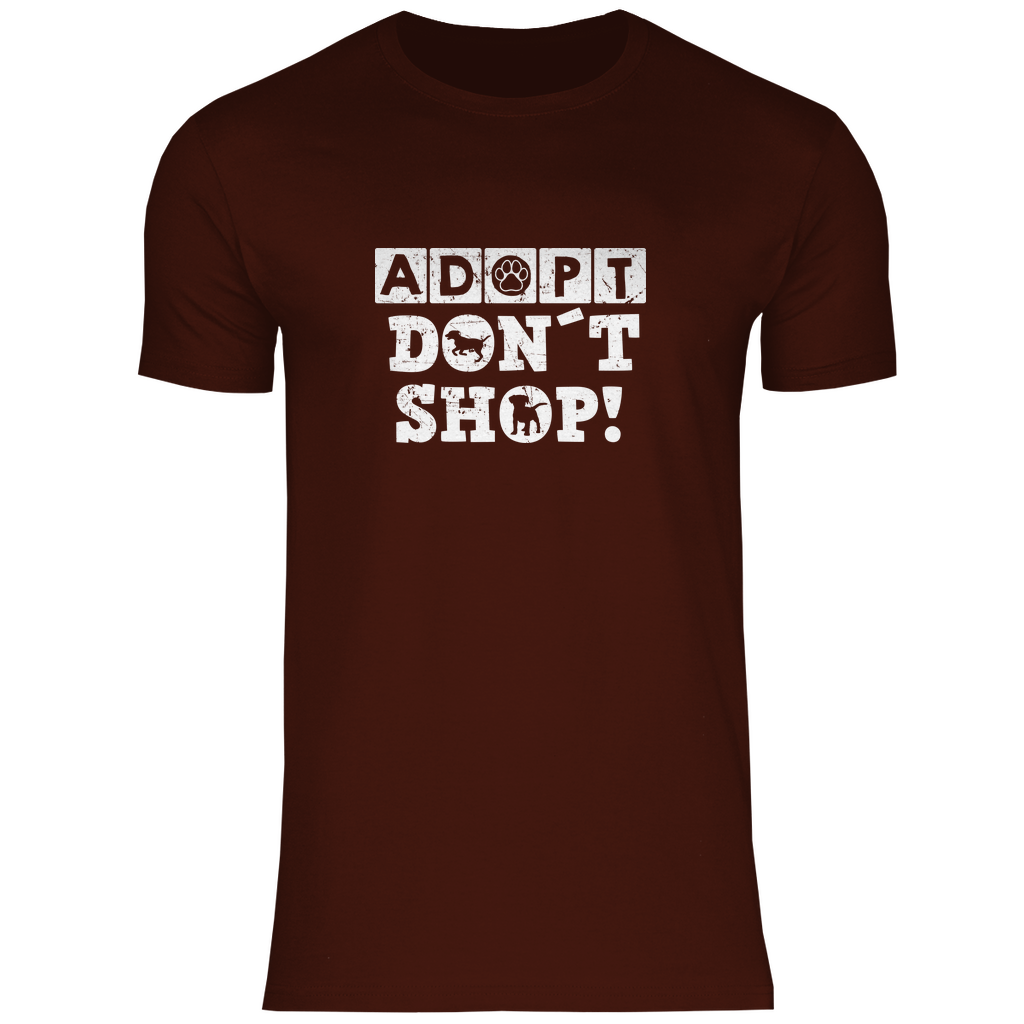 Adopt Don't Shop - T-Shirt für Herren