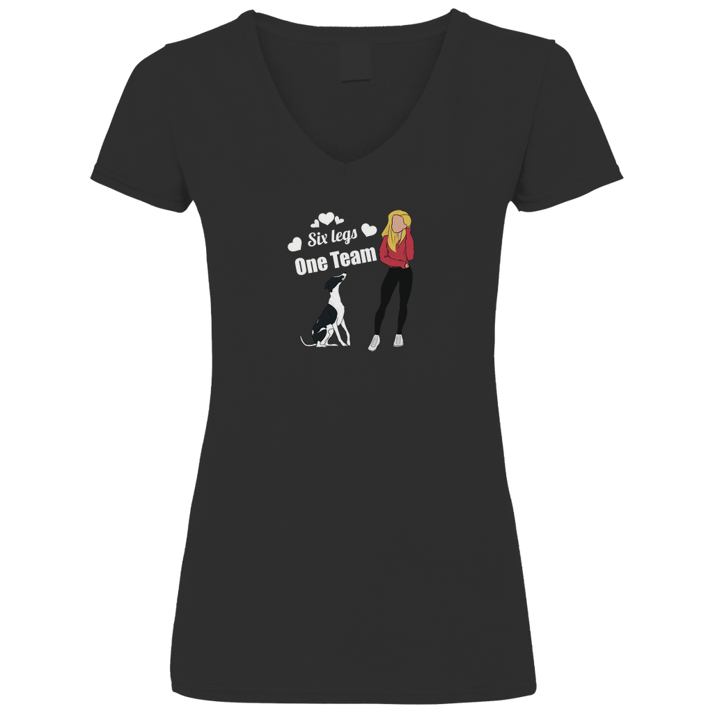 Sechs Beine - V-Shirt für Damen