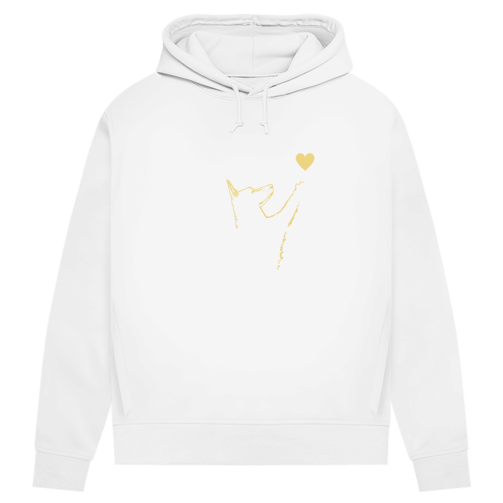 Liebe Hund - Bio-Hoodie für Damen