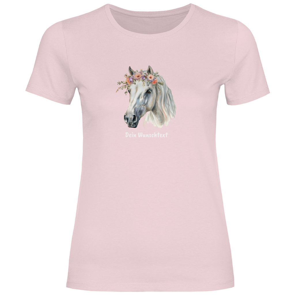 Pferdestolz - T-Shirt für Damen- Dein Wunschtext