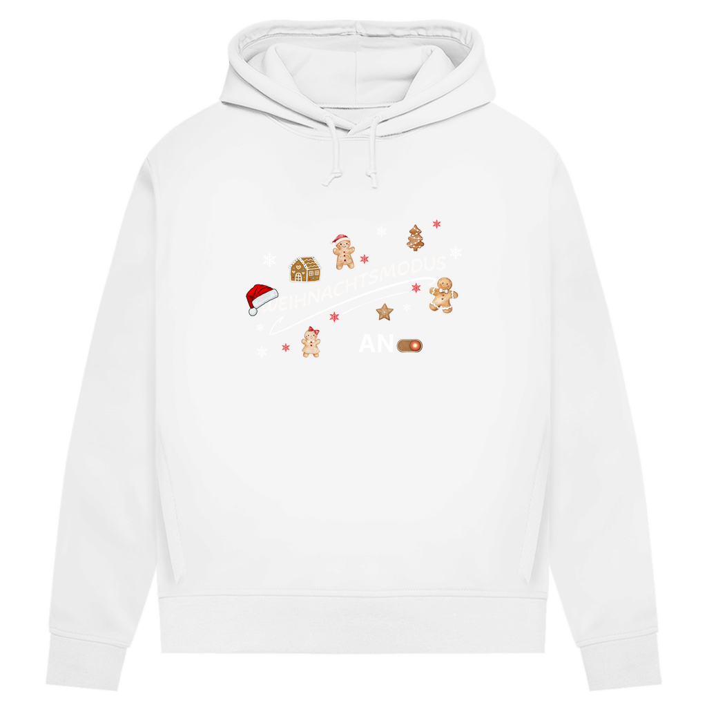 Weihnachtsmodus - Bio-Hoodie für Damen