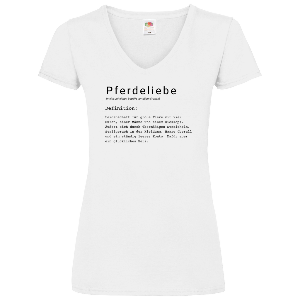Pferdeliebe - V-Shirt für Damen