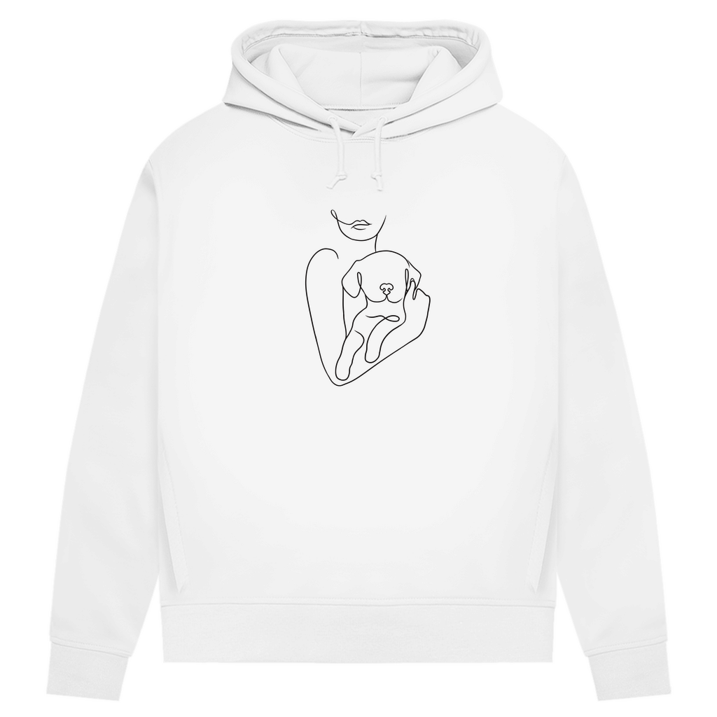 Welpenliebe - Bio-Hoodie für Damen