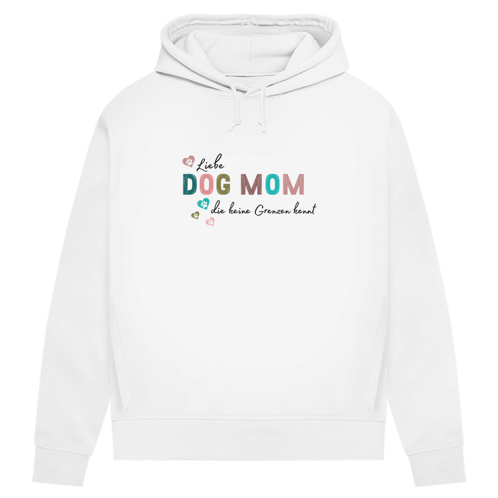 Liebe ohne Grenzen - Bio Hoodie Dog Mom