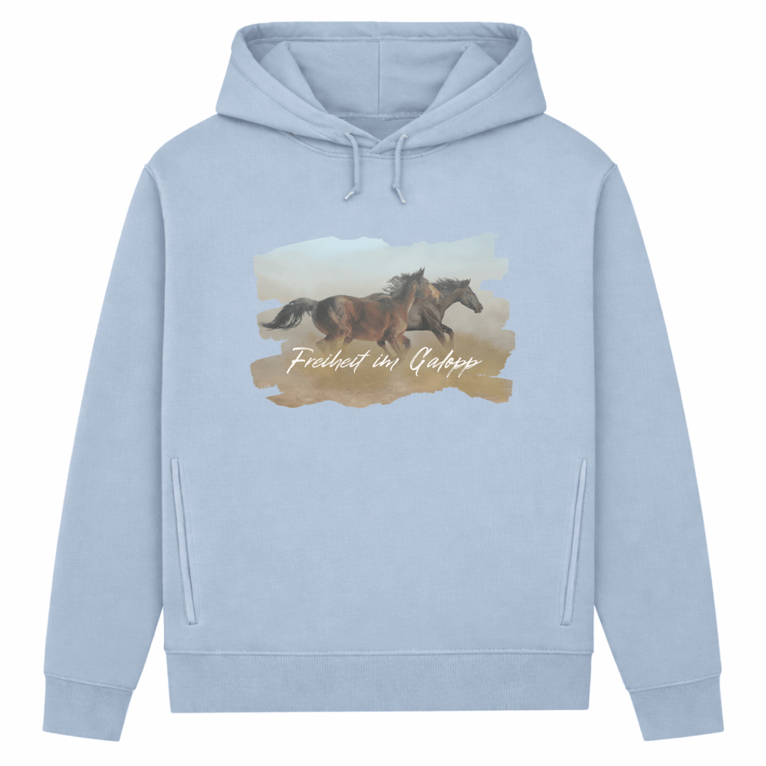 Freiheit im Galopp – Hoodie aus Bio-Baumwolle für Damen