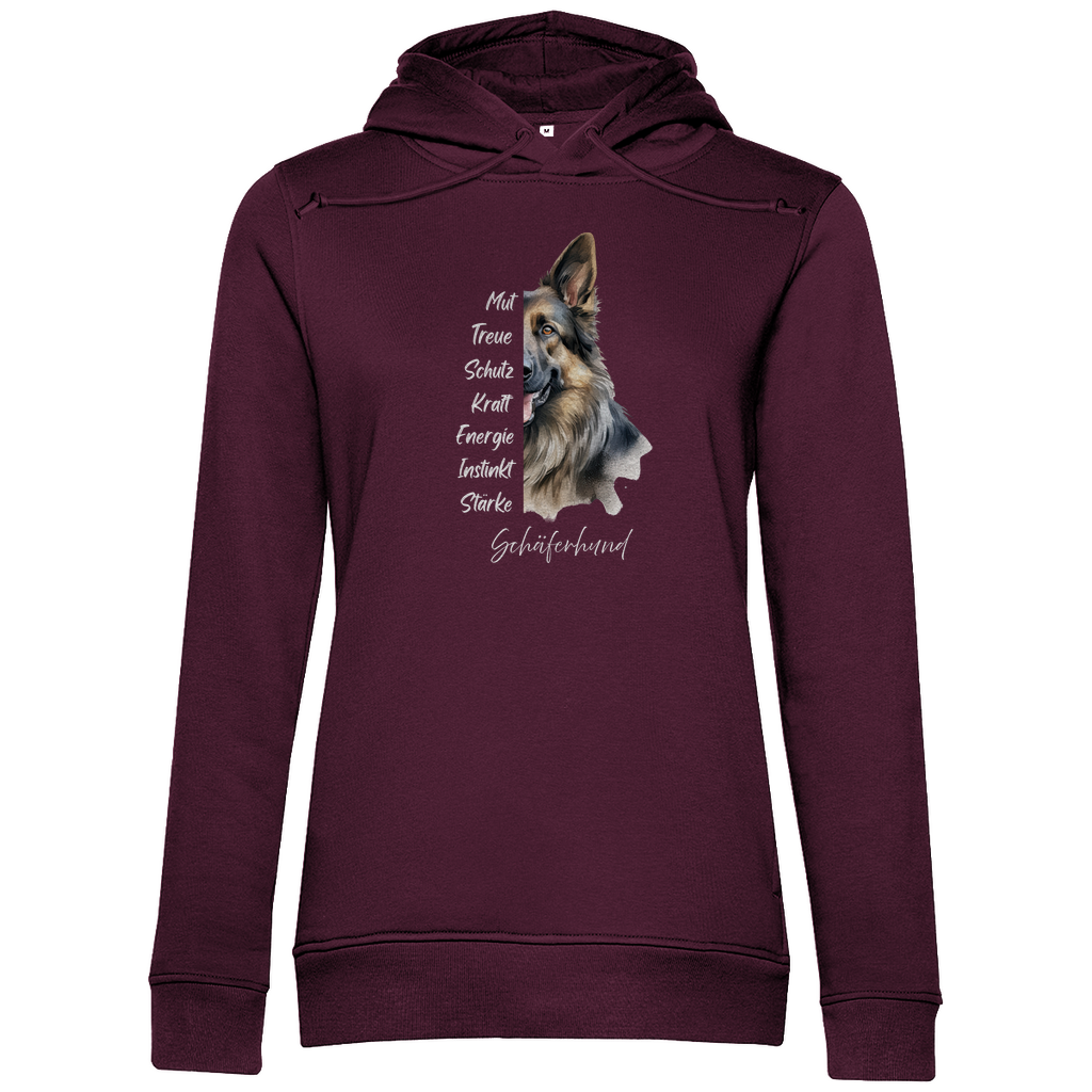 Schäferhund - Bio-Hoodie für Damen