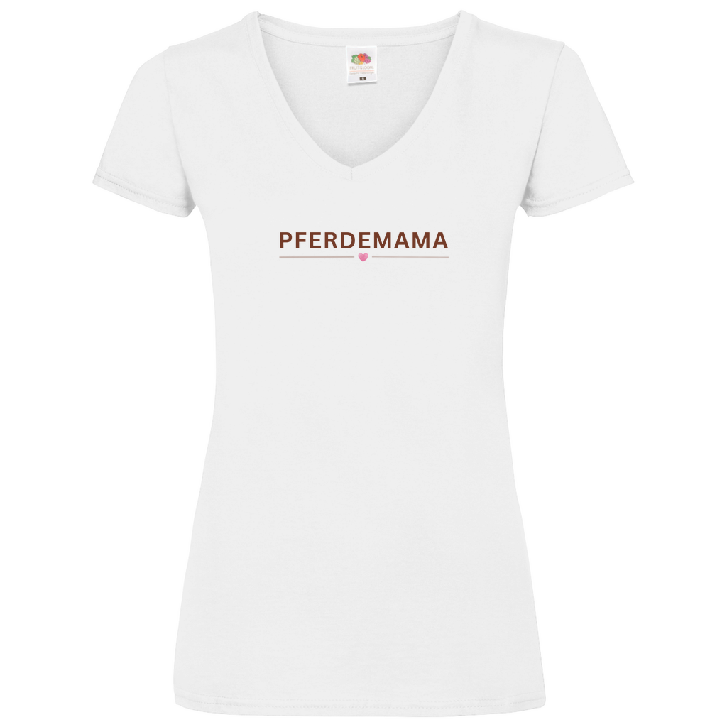 Pferdemama - V-Shirt für Damen