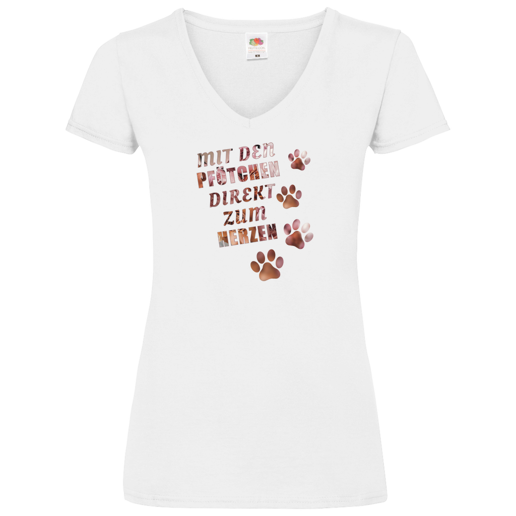 Direkt - V-Shirt für Damen