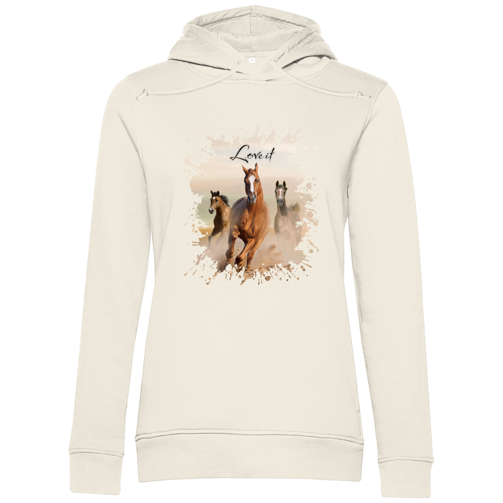 Pferdepower - Bio-Hoodie für Damen