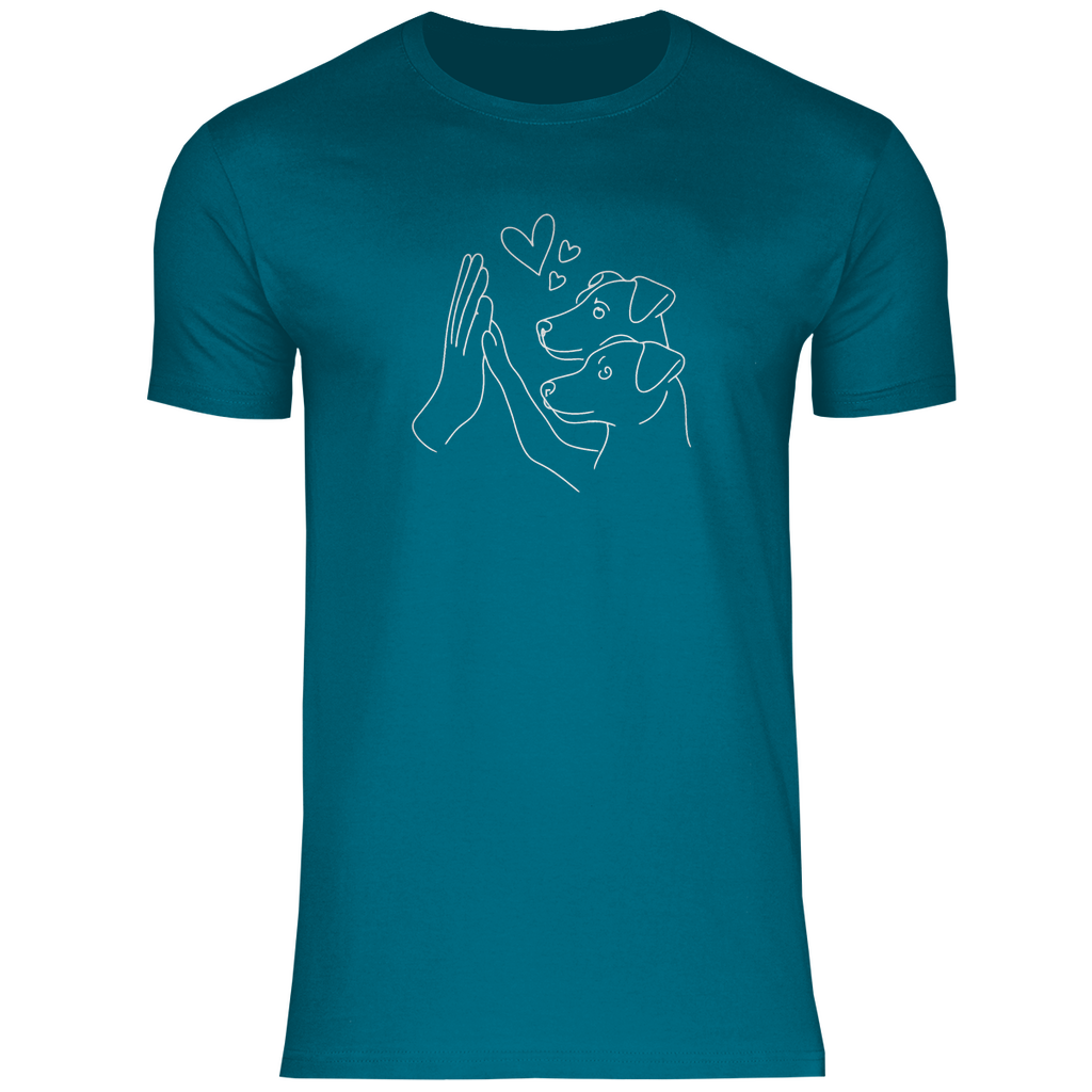 Herren T-Shirt Doppeltes Glück