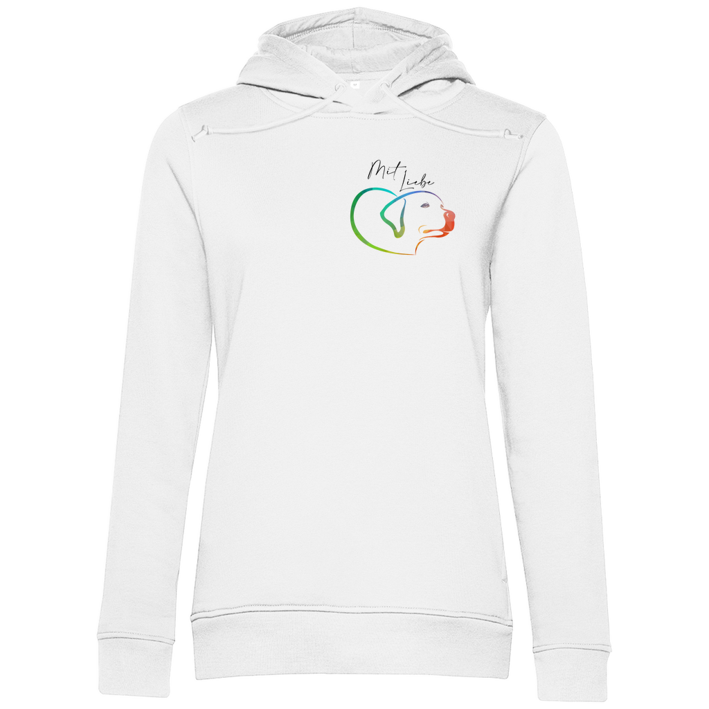 Mit Liebe - Bio-Hoodie für Damen