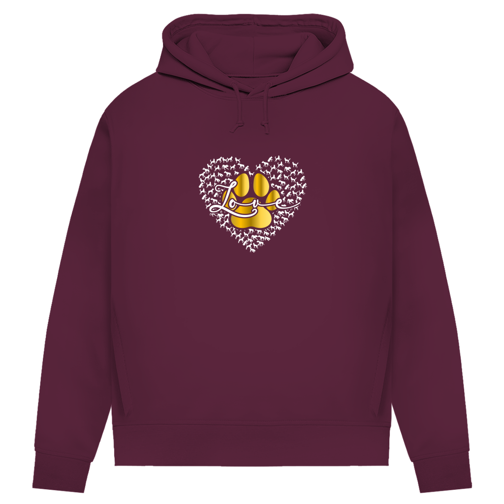 Love Dog - Bio-Hoodie für Damen