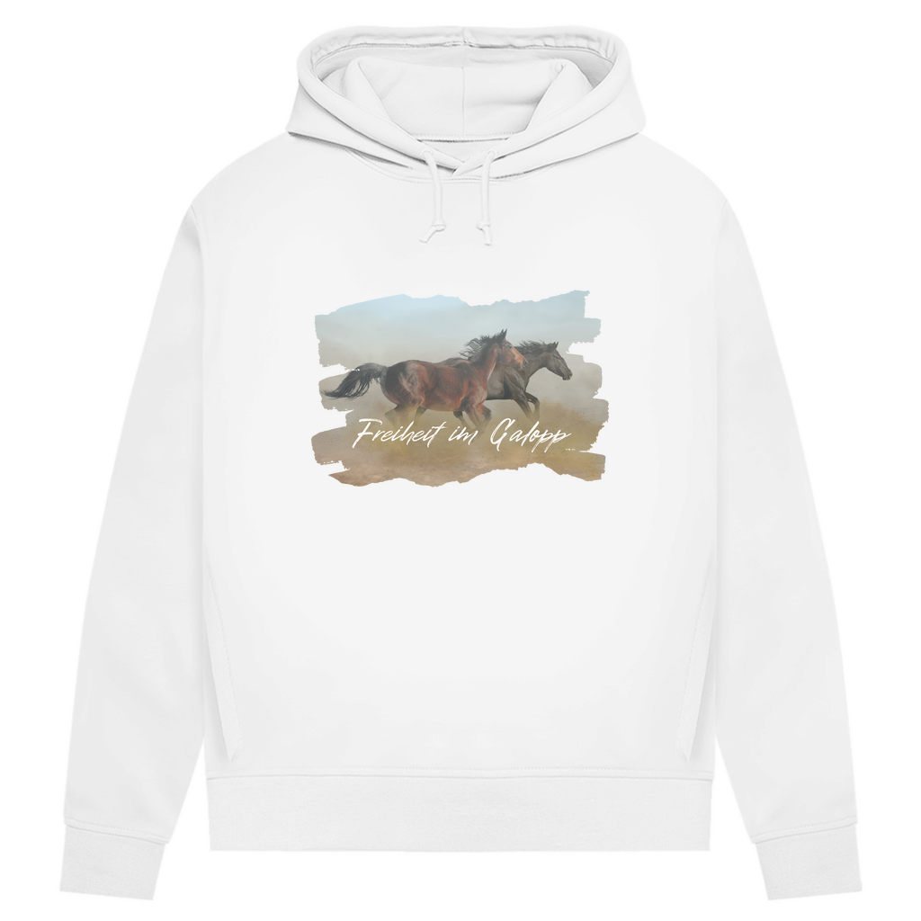 Freiheit im Galopp - Bio-Hoodie für Damen