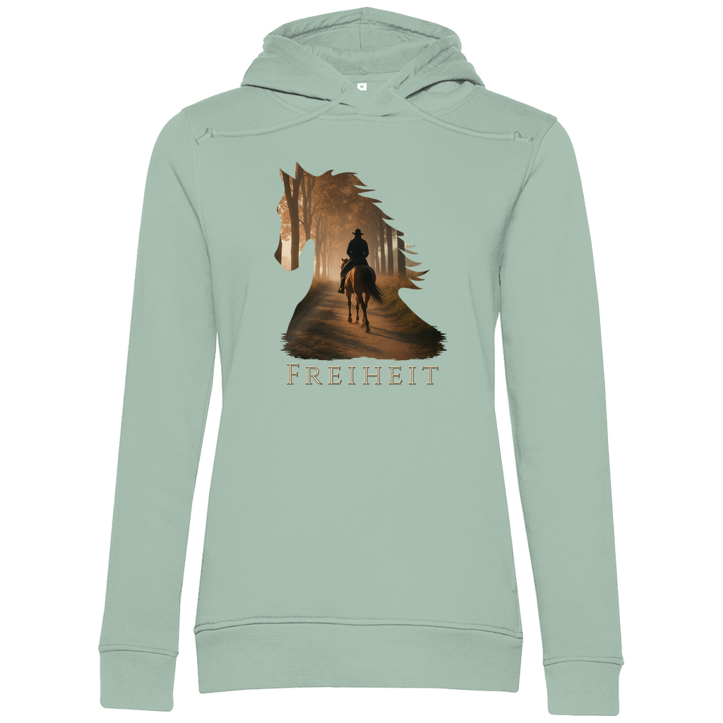 Freiheit - Bio-Hoodie für Damen