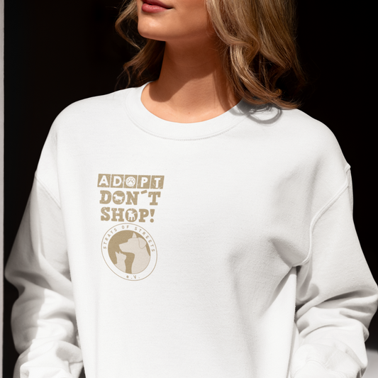 Adoption Matters - Sweatshirt für Damen | Strays of Streets | Brustmotiv