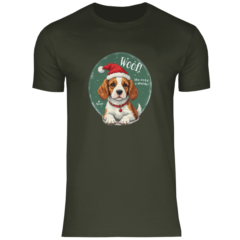 Wuff und Weihnachten - T-Shirt für Herren-Weihnachten