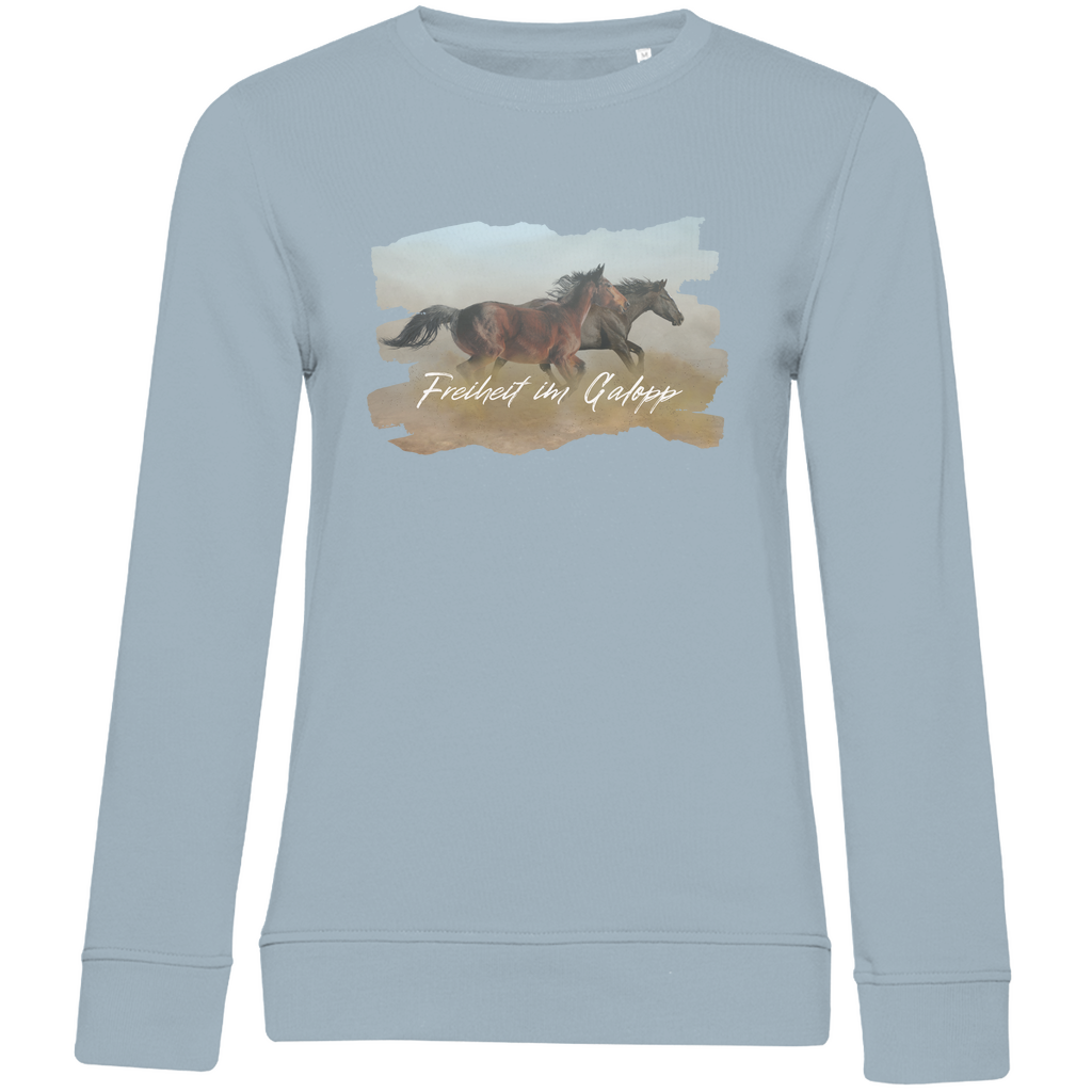 Freiheit im Galopp - Bio-Sweatshirt für Damen