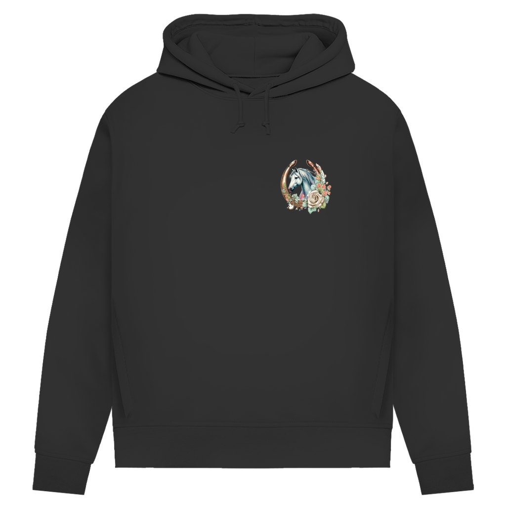 Leidenschaft für Pferde - Bio-Hoodie für Damen