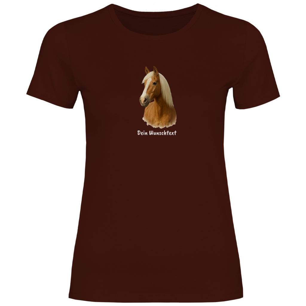 Reiterherz - T-Shirt für Damen- Dein Wunschtext