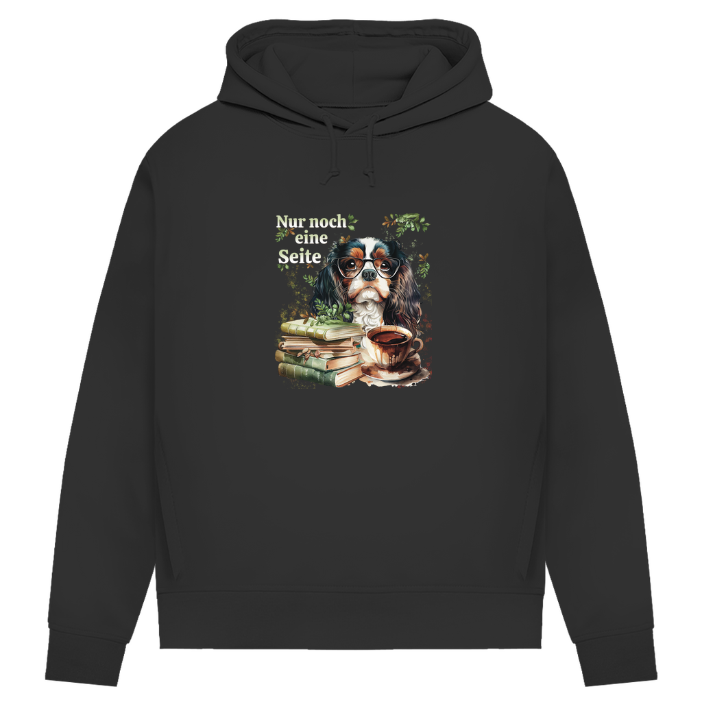 Bücherwurm - Bio-Hoodie für Damen