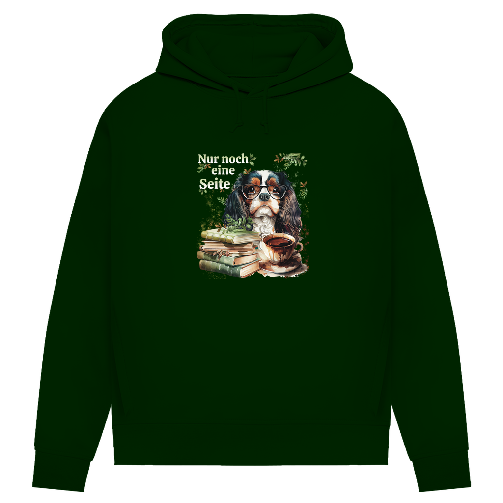 Bücherwurm - Bio-Hoodie für Damen