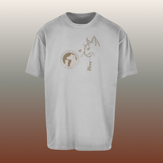 Meow - Oversize-Shirt für Damen | Strays of Streets