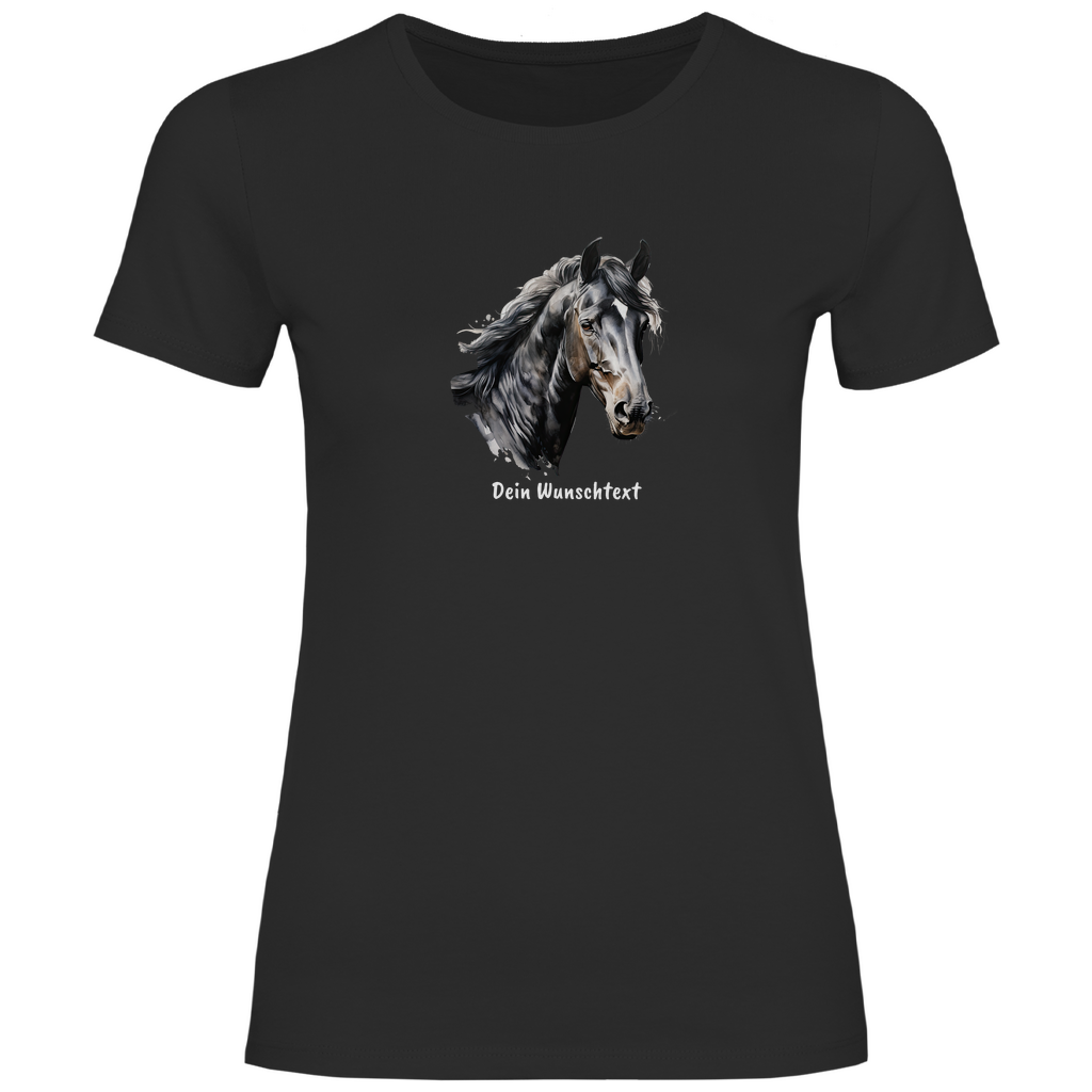 Seelenpferd - T-Shirt für Damen- Dein Wunschtext