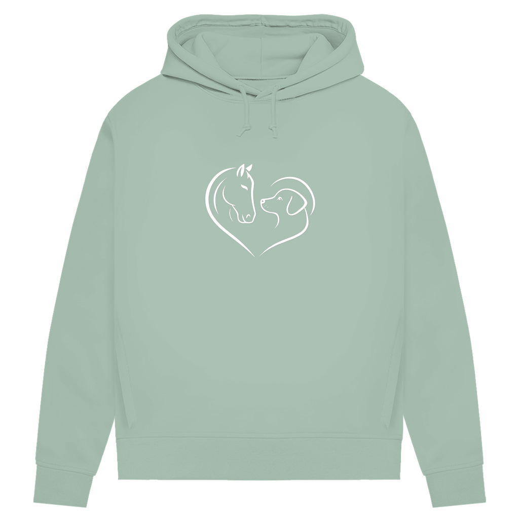 Herzensfreunde - Bio-Hoodie für Damen