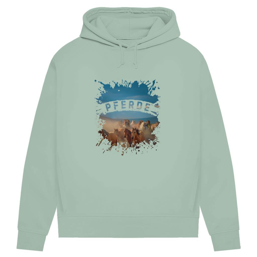Pferdeliebe - Bio-Hoodie für Damen