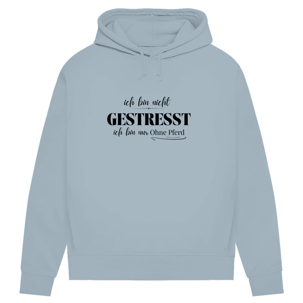 Ohne Pferd - Bio-Hoodie für Damen