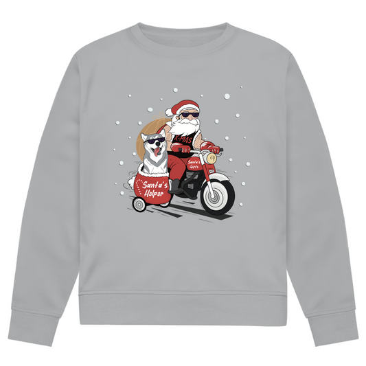 Biker Santa - Bio-Sweatshirt für Herren