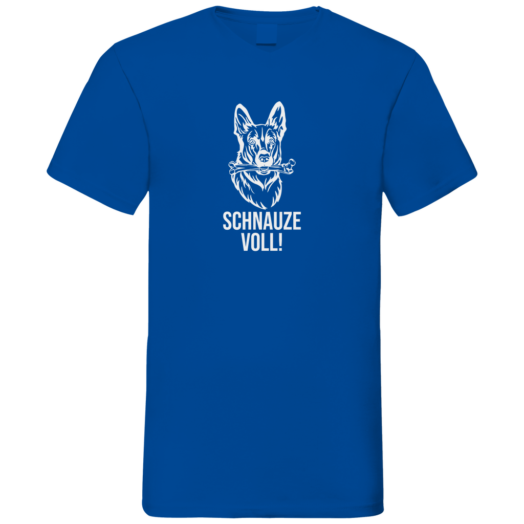 Schnauze Voll - V-Shirt für Herren