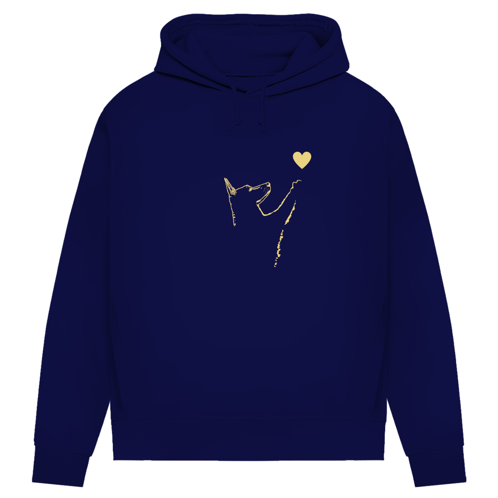 Liebe Hund - Bio-Hoodie für Damen