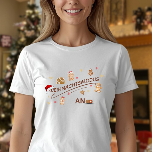 Weihnachtsmodus - T-Shirt für Damen
