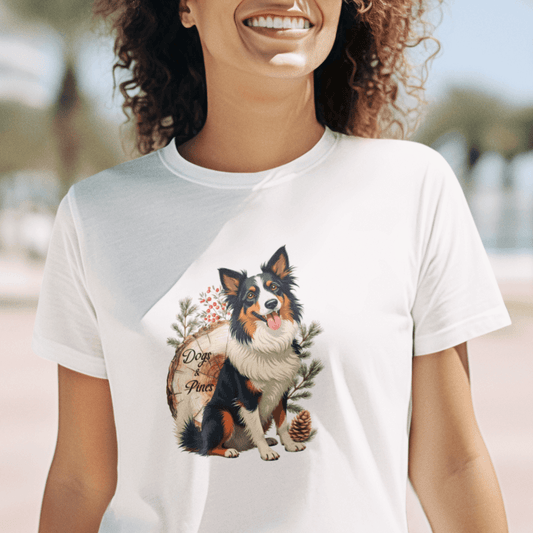 Dogs & Pines - T-Shirt für Damen