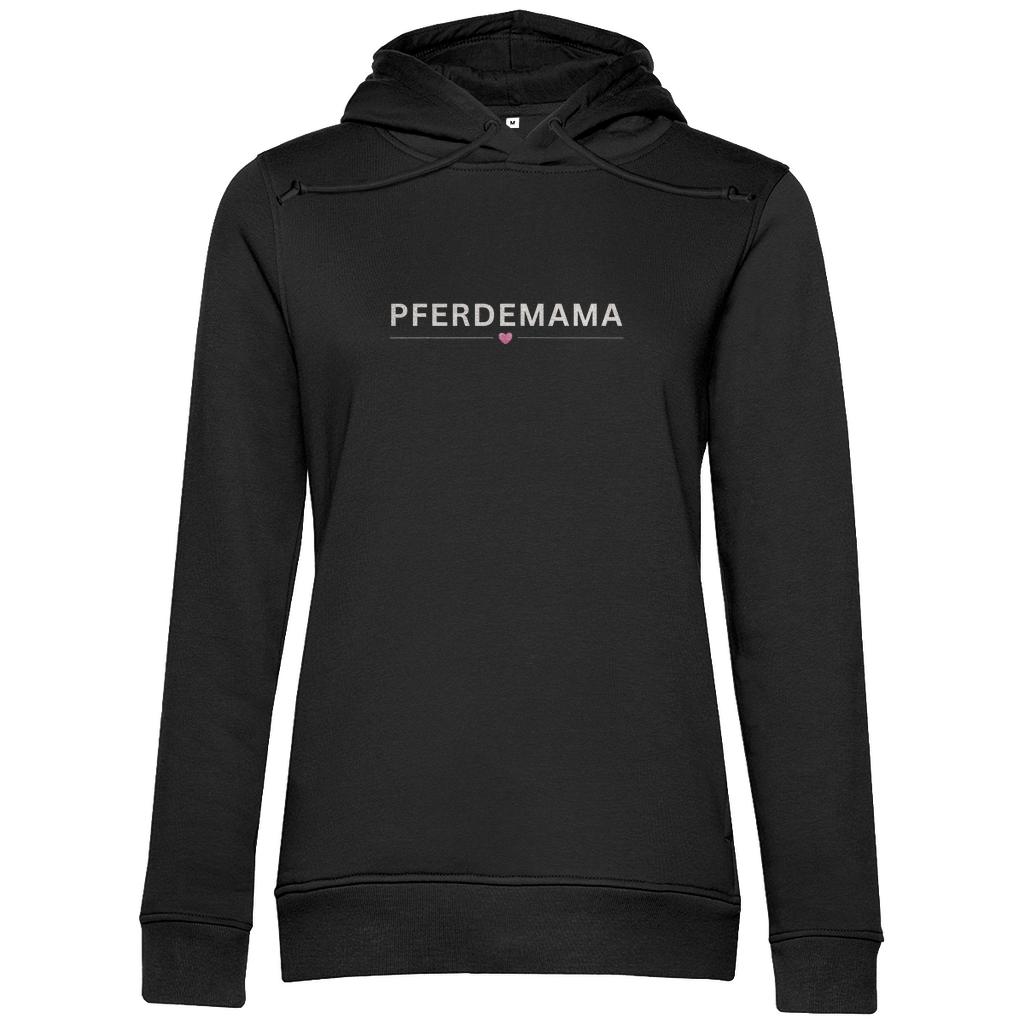 Pferdemama - Bio-Hoodie für Damen