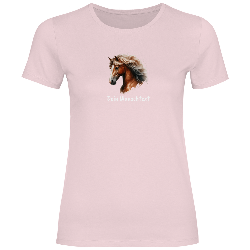 Traumpferd - T-Shirt für Damen- Dein Wunschtext