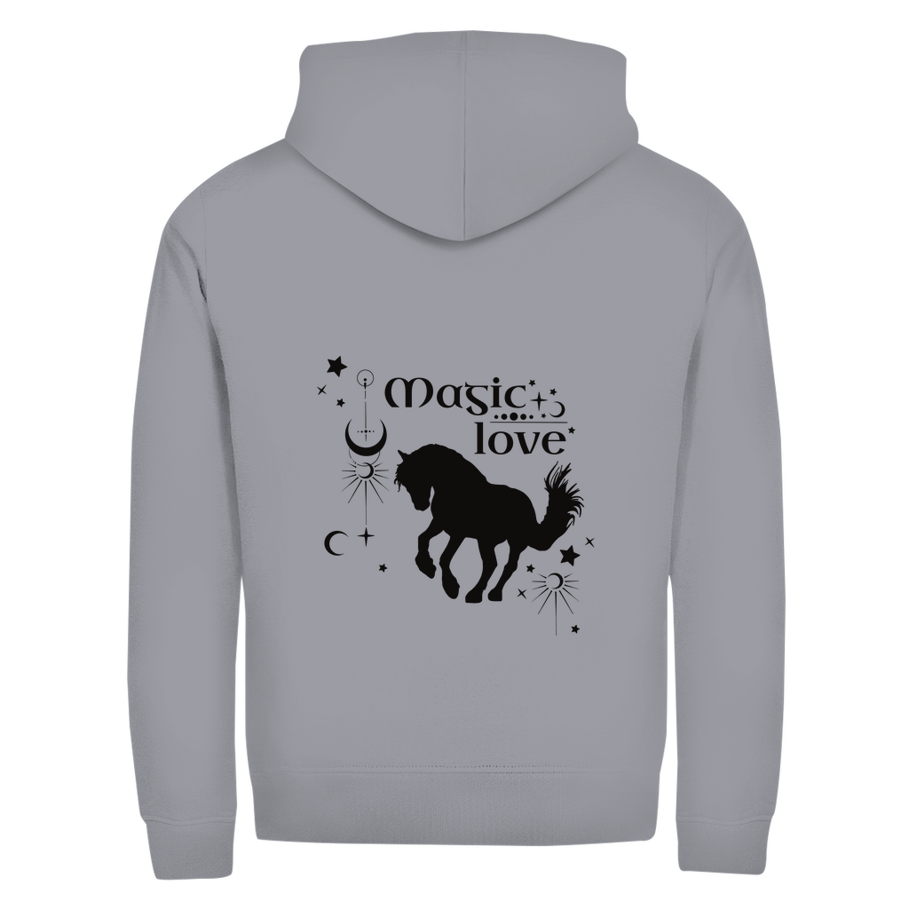 Magic - Zipper-Hoodie Unisex | Rückendruck