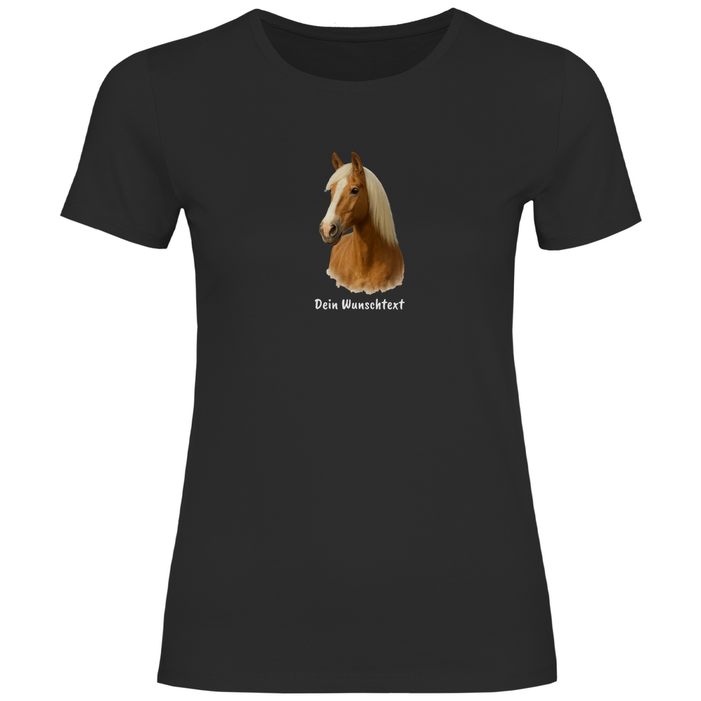 Reiterherz - T-Shirt für Damen- Dein Wunschtext
