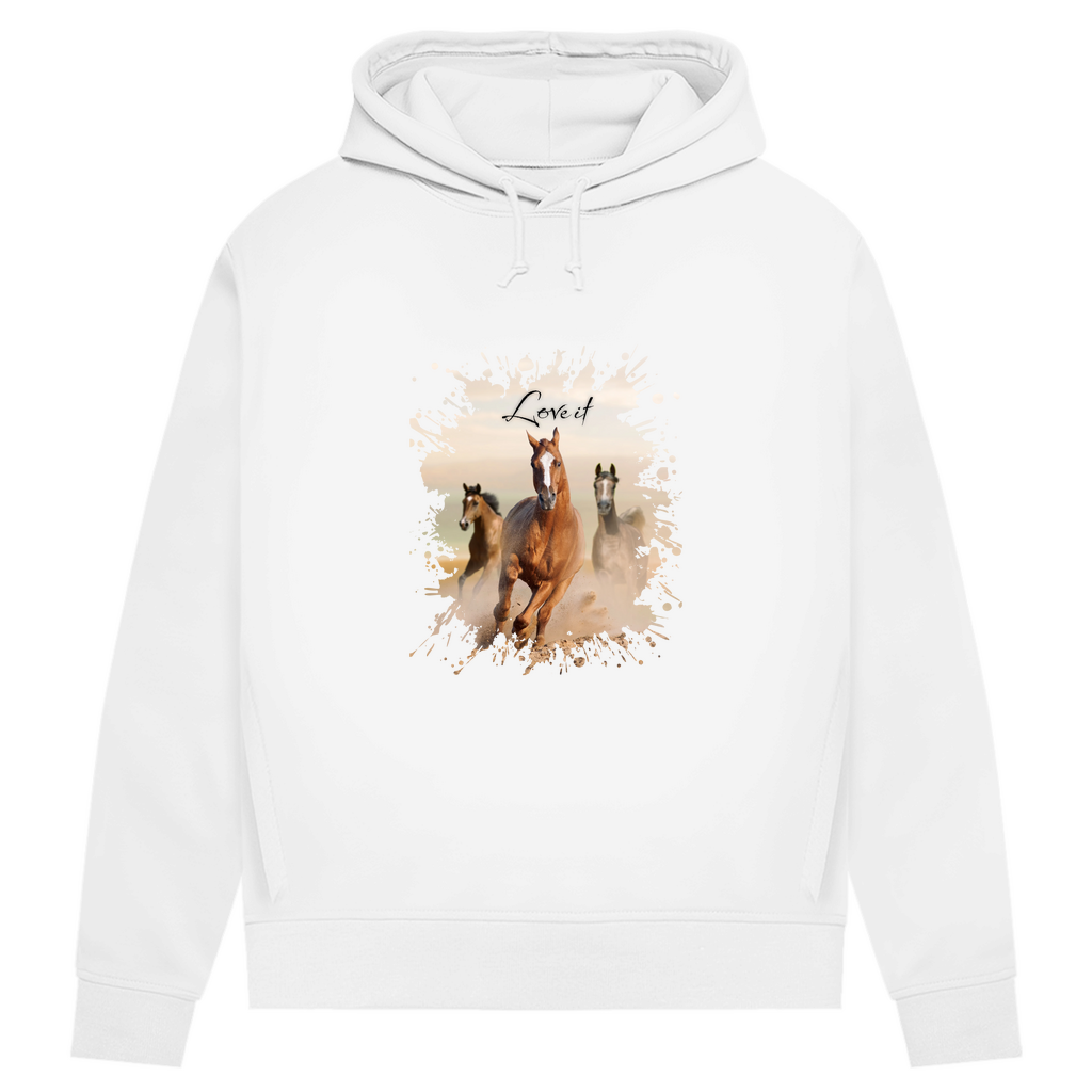 Pferdepower - Bio-Hoodie für Damen
