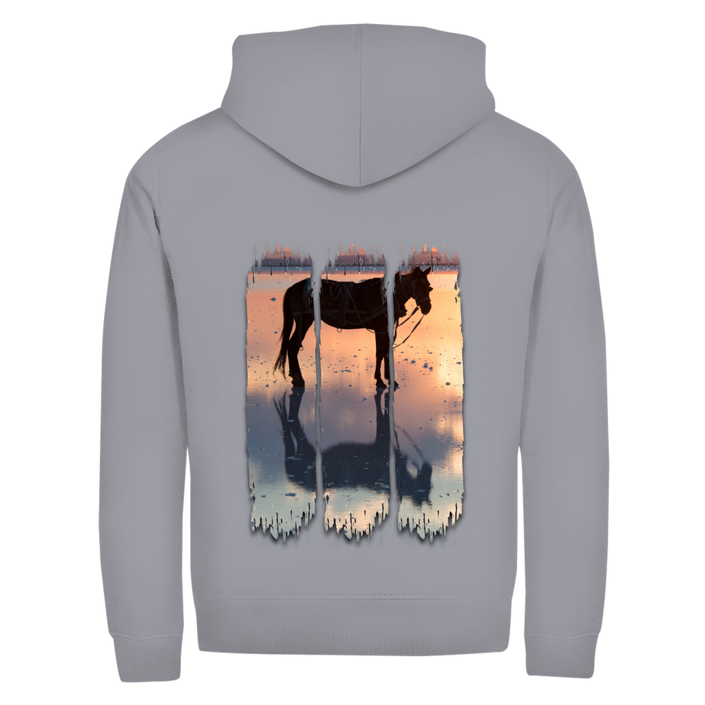 Magic Sunset - Zipper-Hoodie Unisex | Rückendruck