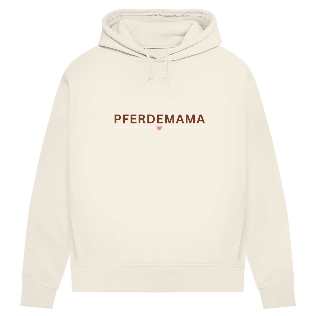 Pferdemama - Bio-Hoodie für Damen