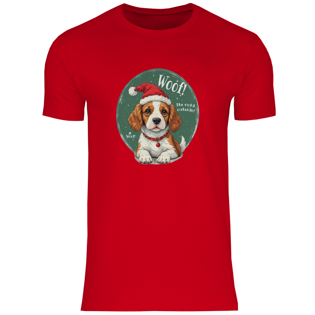 Wuff und Weihnachten - T-Shirt für Herren-Weihnachten