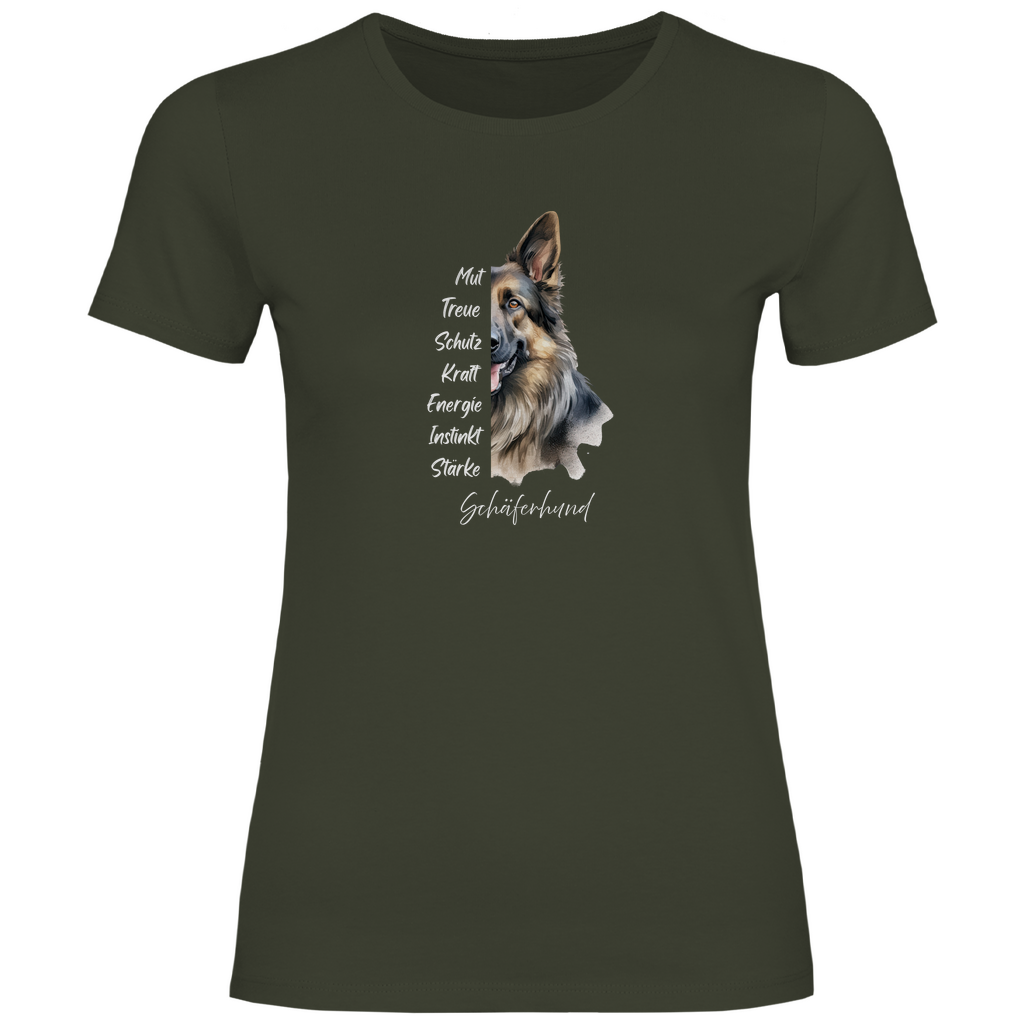 Schäferhund - T-Shirt für Damen