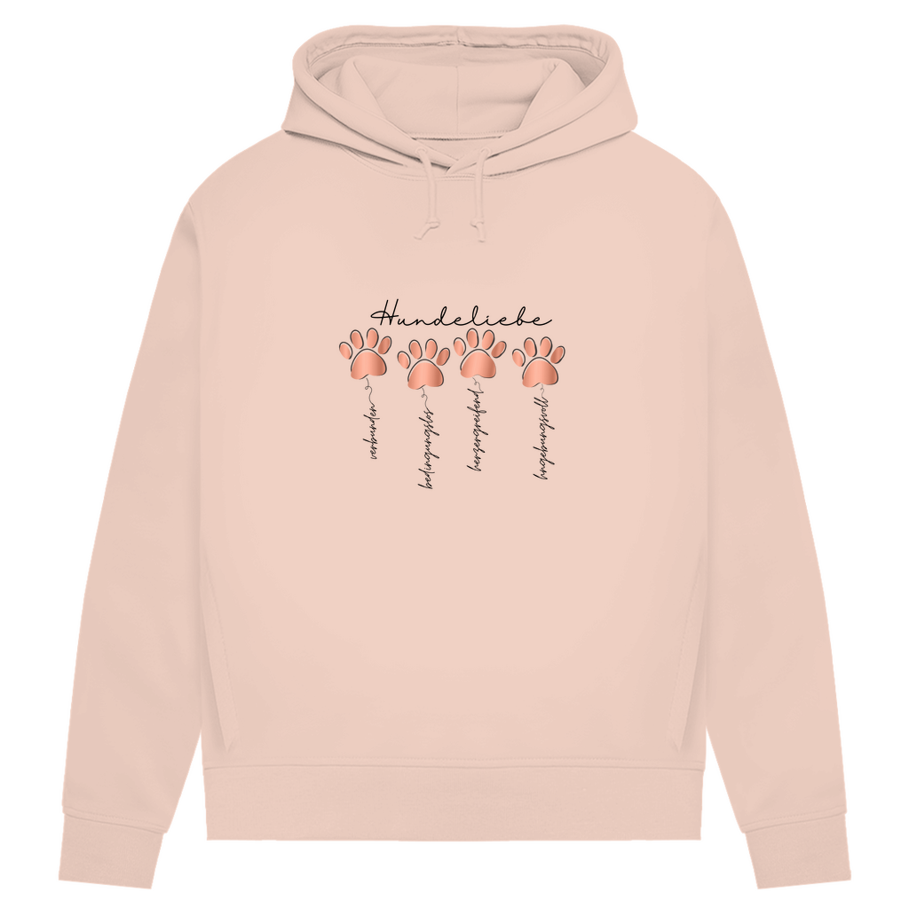 Hundeliebe - Bio-Hoodie für Damen