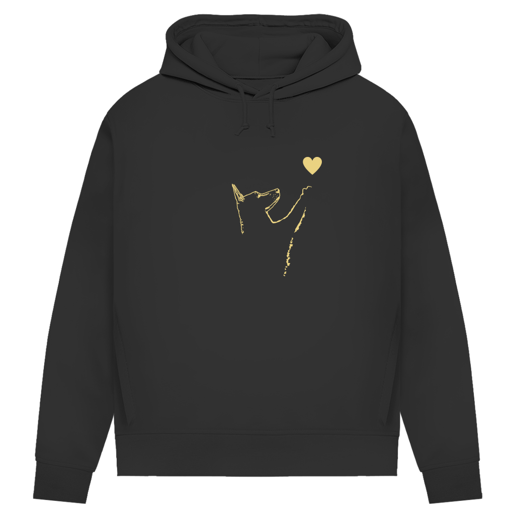 Liebe Hund - Bio-Hoodie für Damen