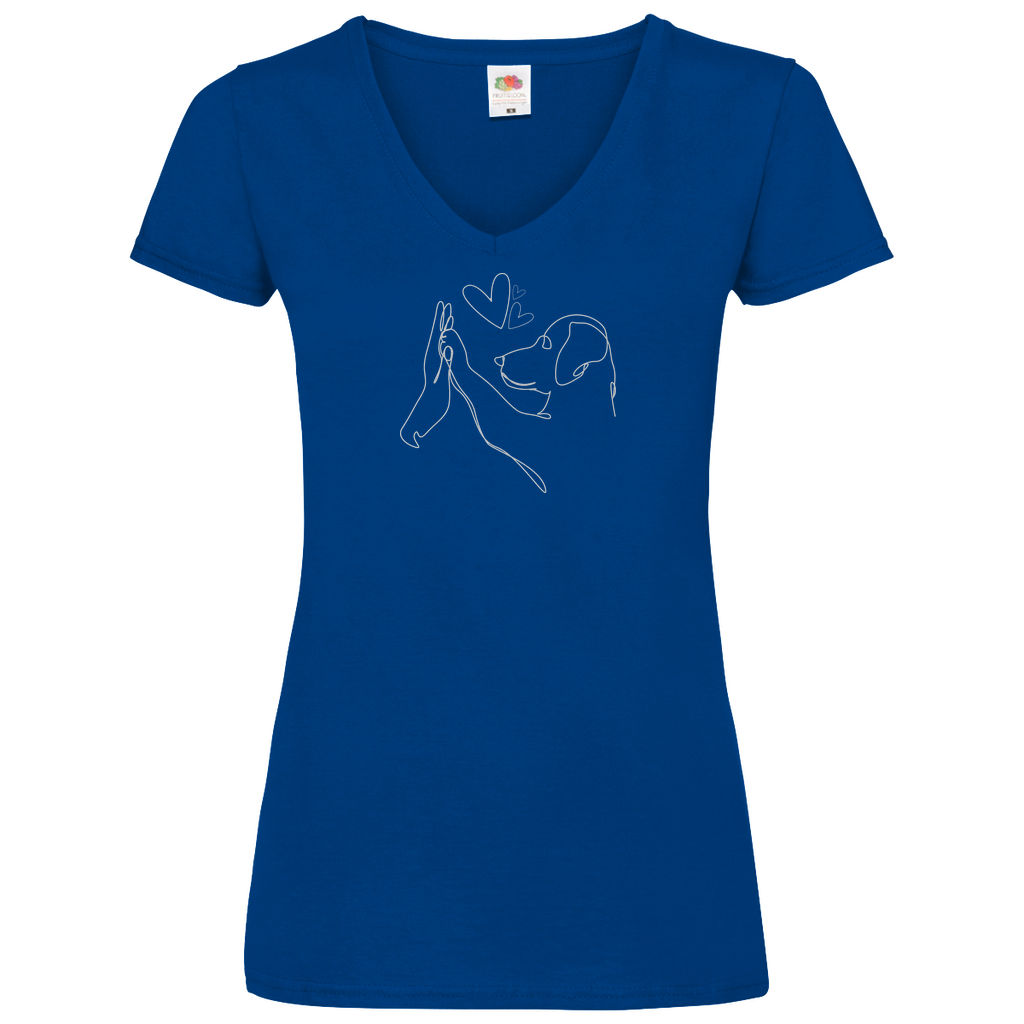 Wahre Liebe - V-Shirt für Damen