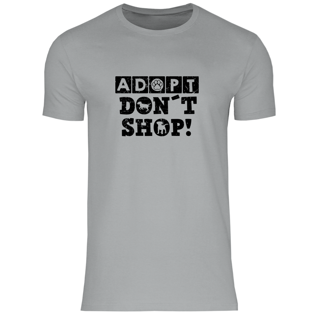 Adopt Don't Shop - T-Shirt für Herren