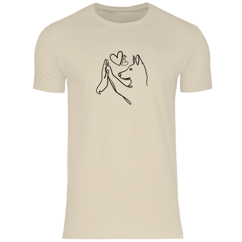 Wahre Liebe Stehohren - T-Shirt für Herren