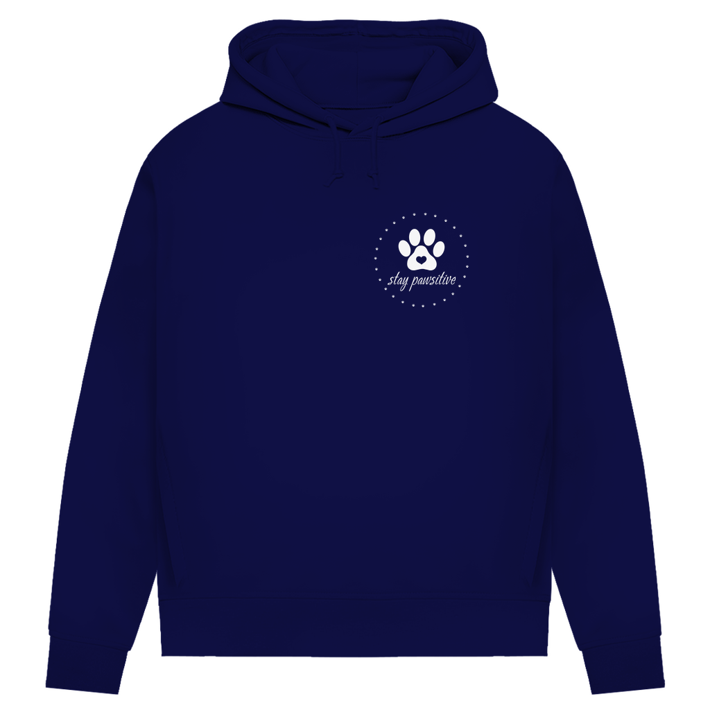 Stay Pawsitive- Bio-Hoodie für Damen